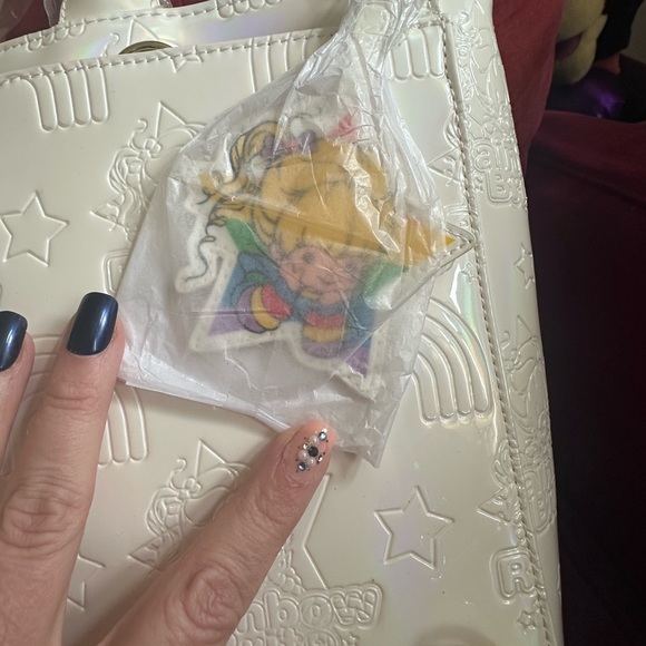 NWT Loungefly Rainbow Brite Iridescent Convertible Backpack & Tote Crossbody Bag - Picture 3 of 5